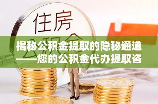 原阳揭秘公积金提取的隐秘通道——您的公积金代办提取咨询指南