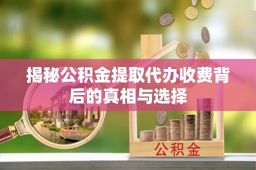 原阳揭秘公积金提取代办收费背后的真相与选择