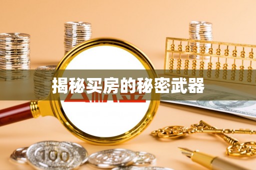 原阳揭秘买房的秘密武器