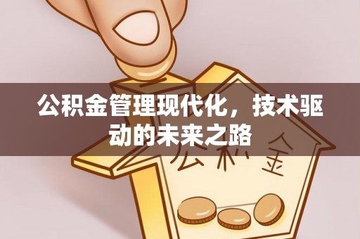 原阳公积金管理现代化，技术驱动的未来之路